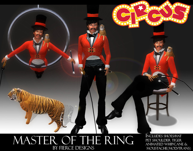 Second Life Marketplace FIERCE DESIGNSMASTER OF THE RING Mens